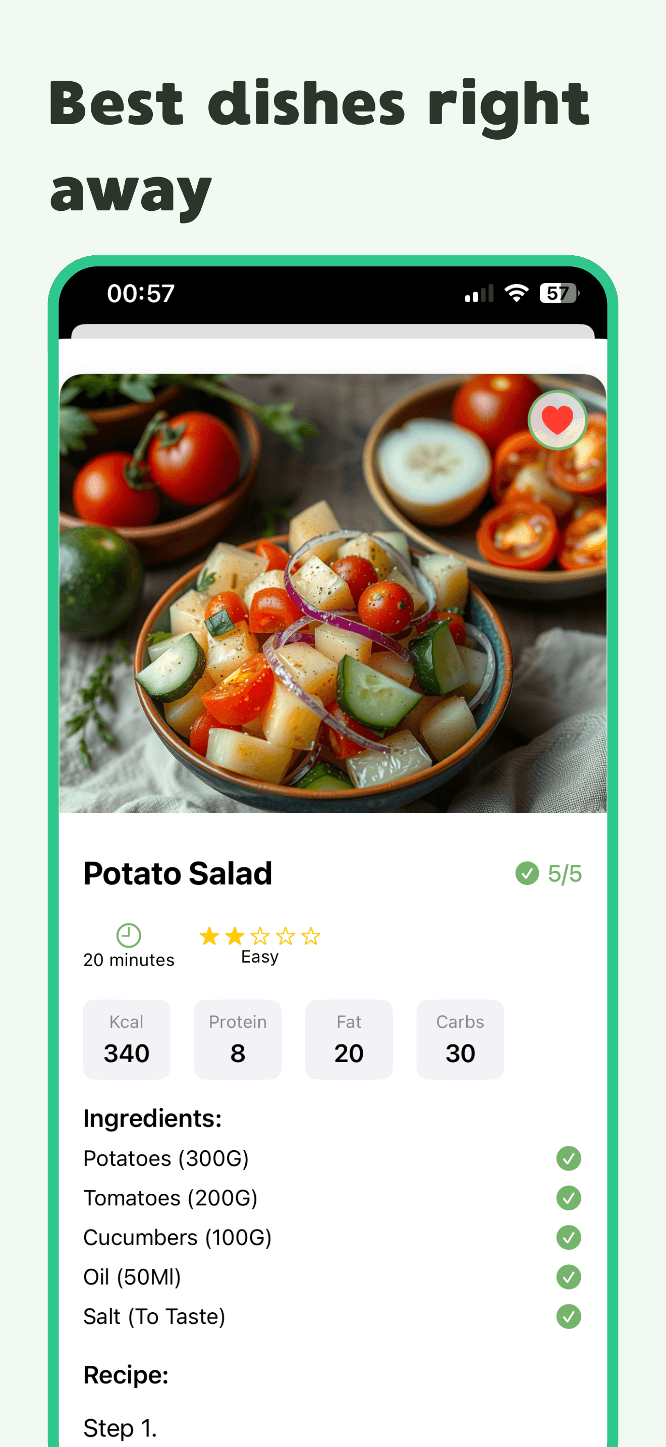 Dishes AI App